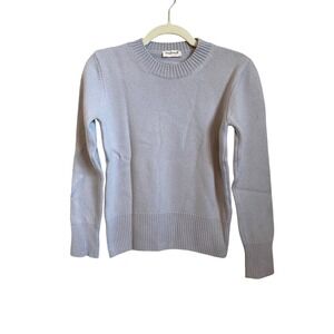 Kettlewell Lavender Purple 100% Merino Wool Crew Neck Sweater Womens Medium